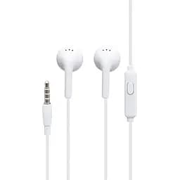 Навушники Borofone BM40 провідні з мікрофоном 3.5 мм білі