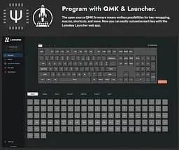 Клавиатура игровая механическая Lemokey X3H3UA Black switch Keychron Brown, QMK/VIA, Hot-Swap, EN/UKR, RGB - мініатюра 10