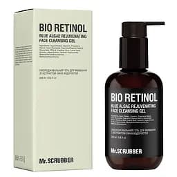 Омолоджувальний гель для вмивання Mr. Scrubber Bio Retinol з екстрактом синіх водоростей 200 мл