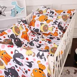 Підковдра MirSon Бязь Kids Time 20-0035 Colored kittens 110х140 см (2200009639319) - мініатюра 2