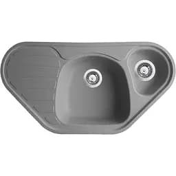 Гранітна кухонна мийка Romzha Elegancia 95B Seda (602) кутова
