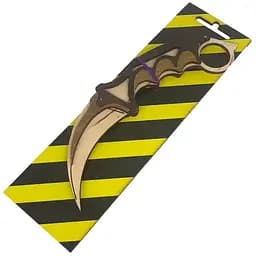 Сувенірний дерев'яний ніж Сувенір-декор Керамбіт Дерево 539