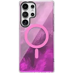 Чохол Epik TPU Shiny Mountain MagFit для Samsung Galaxy S26 Ultra Pink