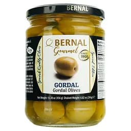 Оливки Bernal Gourmet Gordal з кісточкою 436 г