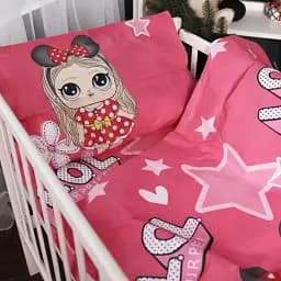 Підковдра MirSon Бязь 17-0699 LOL Dolls 143х210 рожева (2200010456332) - мініатюра 3