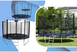 Батут із внутрішньою сіткою THUNDER OUTSIDE PRO 8FT 244 см Black/Blue - мініатюра 4