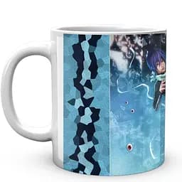 Кухоль GeekLand Noragami Бездомний Бог Ято з катаною, що летить крізь уламки скла NRG 02.010 330 мл білий