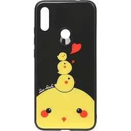 Чохол-накладка Toto Cartoon Print Glass Case Xiaomi Redmi Note 7 Chicken Chick