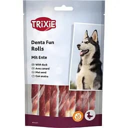 Лакомство для собак Trixie Denta Fun Палочка для чистки зубов утка 12 см 10 шт. 80 г