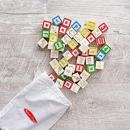 Дерев'яні кубики Melissa&Doug Азбука/Цифри 50 елементів (MD1900) - мініатюра 4