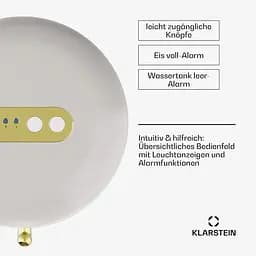 Льодогенератор KLARSTEIN Passau 15 кг/24 год (10045457) - мініатюра 2