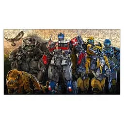 Фигурный пазл из дерева "Трансформеры" Art Craft PZ004-A3C-AC 180-250 деталей, размер А3