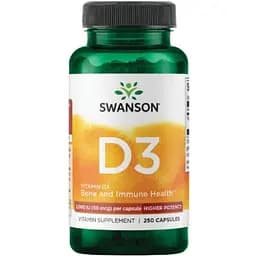 Вітамін D Swanson Vitamin D3 2000 IU 50 мкг 250 капсул
