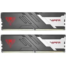 Память 16Gb x 2 DDR5 6000 MHz Patriot Venom черный 36-36-36-76 1.35V с радиатором (PVV532G600C36K)