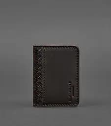 Кожаная обложка для ID-паспорта и водительского заседания 4.0 карбон коричневый