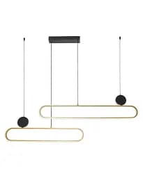 Підвісний світильник, люстра Goldlux 333902 Florentyna LED 1x48W 4000K 6000Lm IP20 золотий