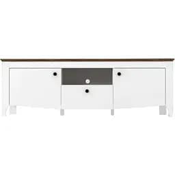 Тумба під телевізор Гербор Каріна RTV2D1S Німфея альба + Дуб сонома трюфель (GRB-1356)