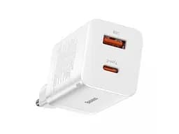 Мережевий зарядний пристрій Baseus Super Si Pro Quick Charger 1USB + 1Type-C 30W CCSUPP-E02 White - мініатюра 4