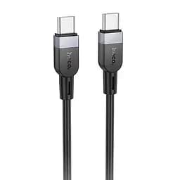 Дата кабель Hoco X109 Energy silicone Type-C to Type-C 60W (2 м) Black