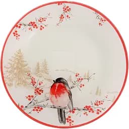 Тарілка Viva NY Winter Bird 19 см (S3008)