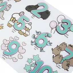 Підкладка пластикова для столу Yes Pusheen цифри (492060) - мініатюра 2