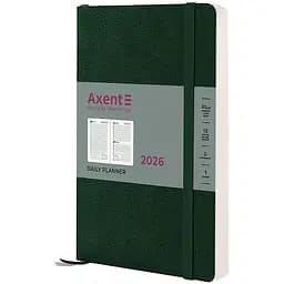 Щоденник Axent 2026 Partner Soft Skin 145х210 мм темно-зелений (8810-26-23-A)