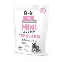 Сухой корм Brit Care Mini GF Yorkshire 0.4 кг для йоркширских терьеров (лосось и тунец)