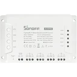 Розумний 4-канальний перемикач Wi-Fi Sonoff з керуванням RF433MHz