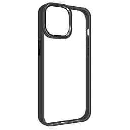 Чехол для Apple iPhone 14, UNIT2, черный, ударопрочный, прозрачный противоударный чехол-накладка из TPU и поликарбоната (PC), с защитными бортиками, защита всего корпуса от ударов и царапин, ArmorStandart (ARM69937)