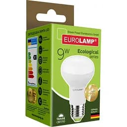 Світлодіодна лампа Eurolamp LED Ecological Series, R63, 9W, E27, 3000K (LED-R63-09272(P)) - мініатюра 4