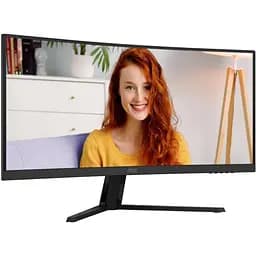 Монітор TFT 34" AOC CU34B3E, WQHD, VA, вигн., 120Гц, HDMI, DP, чорний (CU34B3E) - мініатюра 8