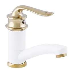 Змішувач для умивальника Zerix Z45219-7 ZX0498 Білий матовий