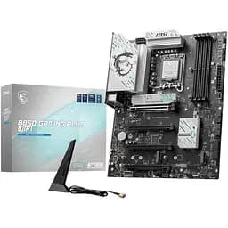 Материнська плата MSI LGA1851, B860 Gaming PLUS WIFI, B860, 4xDDR5, 1xPCI-E 5.0 x16, 3xPCI-E 4.0 x16, 4xSATA3, 3xM.2, ALC897, Killer E5000, WiFi 7, Bluetooth 5.4, HDMI/DP/Type-C, ATX - мініатюра 2