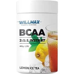 Аминокислота BCAA Willmax BCAA 2:1:1, 400 грамм - Лимонный чай