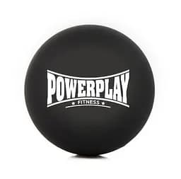 Массажный силиконовый мяч PowerPlay PP-4354 Silicone Lacrosse Ball (6.5 см) Черный (PP-4354_Black)