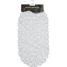Килимок для ванної Eco Fabric Бублики 68х34 см прозоро-білий (6834-005) - мініатюра 3
