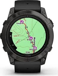 Смарт-годинник Garmin Epix Pro (Gen 2) Sapphire Edition 51mm Carbon Gray DLC Titanium with Black Band (010-02804-00) [86530] - мініатюра 6