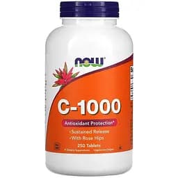 Вітамін С-1000 Now Foods 250 таблеток