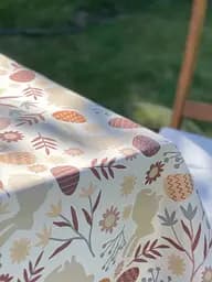 Водовідштовхувальна Скатертина Великодні зайчики 220х140 см (+ 4 серветки 30х40) - мініатюра 3