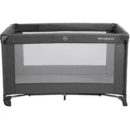 Ліжко-манеж дитяче VELANO Flexi, grey