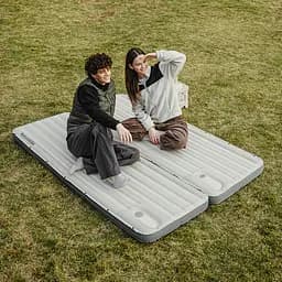 Матрац надувний Naturehike (CNK2450WS034) 9.5см - одномісний - 198х68см - білий - мініатюра 4