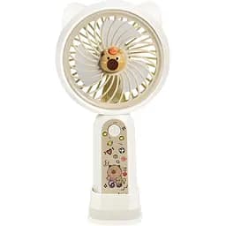 Дитячий портативний USB-вентилятор Капібара білий (SD-18A)