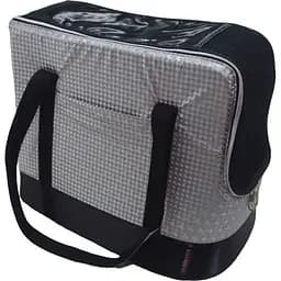 Сумка-переноска Matys Кармель №0, 23х35х28 см, серая