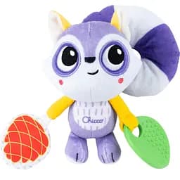 Брязкальце-прорізувач Chicco Єнот, 18х11х8.5 см, фіолетова (11563.00)