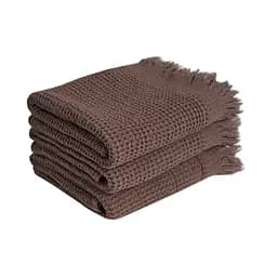 Рушник Lotus Home - Rius dark brown темно-коричневий 50x100 - мініатюра 5