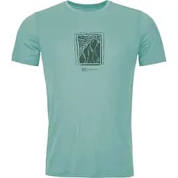 Футболка Ortovox 120 Cool Tec MTN Cut TS W XS Бирюзовая (1054-025.001.1217)