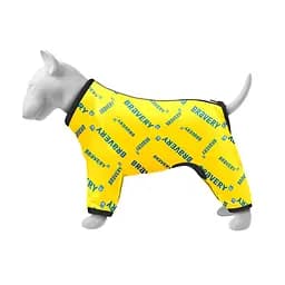 Дощовик для собак WAUDOG Clothes з малюнком «Сміливість», L 50, висота 70-74 см, обхват 47-50 см
