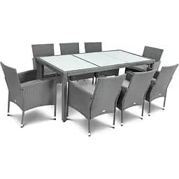 Садовая мебель Di Volio Verona 8+1 серая