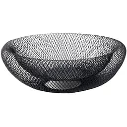 Корзина для фруктов MBM Home металлическая 270x90 мм черная (KP-144 S BLACK)