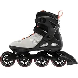 Ролики жіночі Rollerblade Macroblade 80 Womens 255 Сірий-Червоний - мініатюра 3